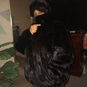 Ranch Mink Bomber Jacket